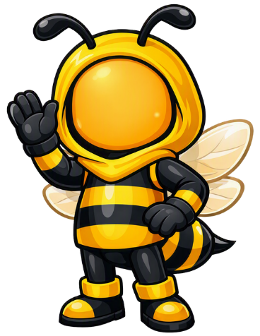 Breedge mascot greeting